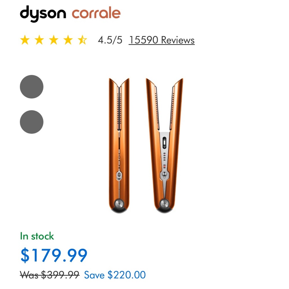 Dyson Corrale Flat Iron